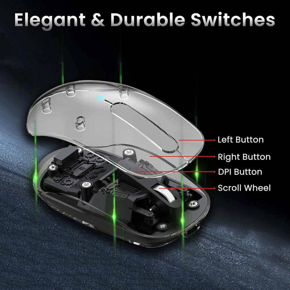 Ant Esports Wireless Bluetooth Mouse (OM140 Pro) view 5